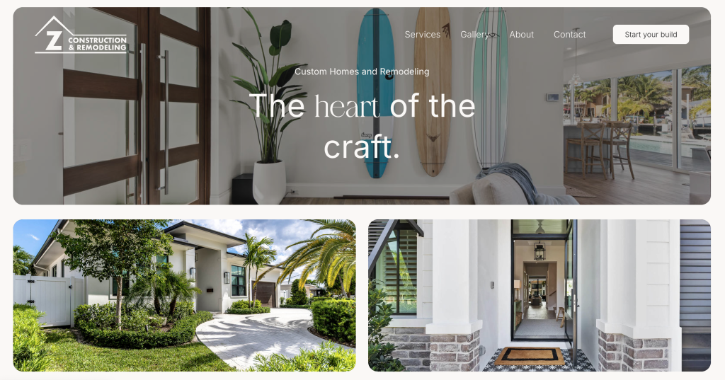 Z Construction Inc services overview